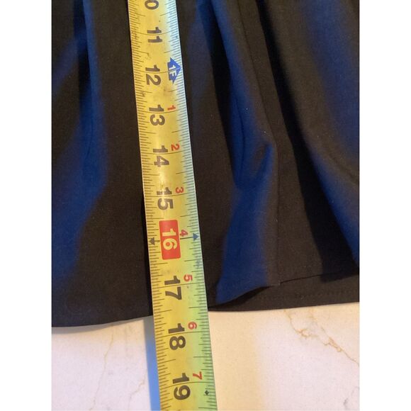Dolce Vita Collection Pleated Black Skort Sz 34 Academia Classic - Picture 6 of 6